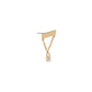 Tilum Simple Chain and Bar 14kt Yellow Gold Threadless Top — Price Per 1