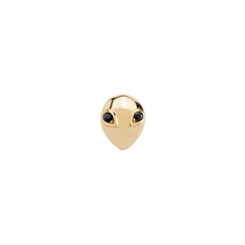 Tilum 14kt Yellow Gold Alien Threadless Top — Price Per 1