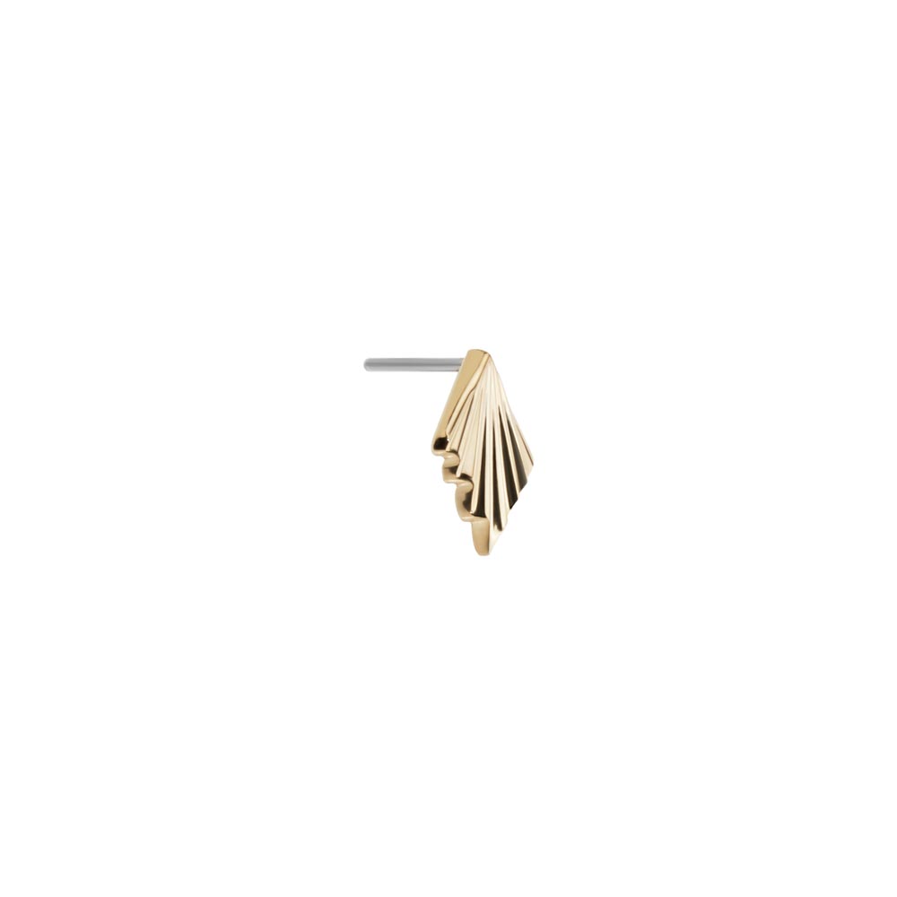 Tilum 14kt Yellow Gold Golden Age Threadless Top — Price Per 1