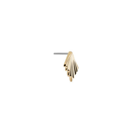 Tilum 14kt Yellow Gold Golden Age Threadless Top — Price Per 1