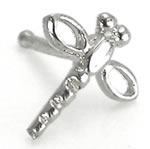 Tilum 20g 14kt White Gold DRAGONFLY Nose Bone Body Jewelry