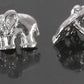 14kt White Gold ELEPHANT For BioPlastic Nose Screw Stem or Labret BioPlast