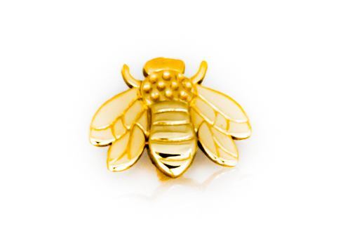 Tilum 14g or 12g Internally Threaded 14kt Yellow Gold Bumble Bee Top - Price Per 1