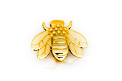 Tilum 18g-16g Internally Threaded 14kt Yellow Gold Bumble Bee Top - Price Per 1
