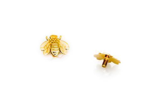 Internally Threaded 14kt Yellow Gold Bumble Bee Top – Price Per 1
