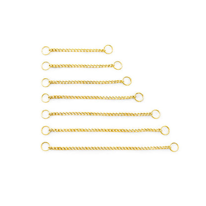 Tilum 14kt Yellow Gold Single Curb Chain - Pick Length - Painful Pleasures