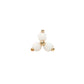 Tilum 14kt Yellow Gold Trinity Opal Threadless Top — Price Per 1