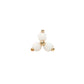 Tilum 14kt Yellow Gold Trinity Opal Threadless Top — Price Per 1