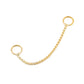 Tilum 14kt Yellow Gold Single Box Chain - Price Per 1