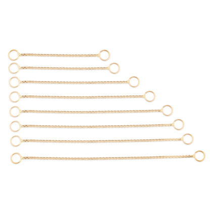 Tilum 14kt Yellow Gold Single Box Chain - Price Per 1 - Painful Pleasures