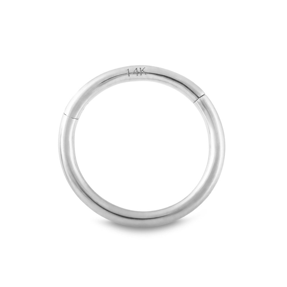 Tilum 16g 14kt White Gold Simple Clicker - Price Per 1