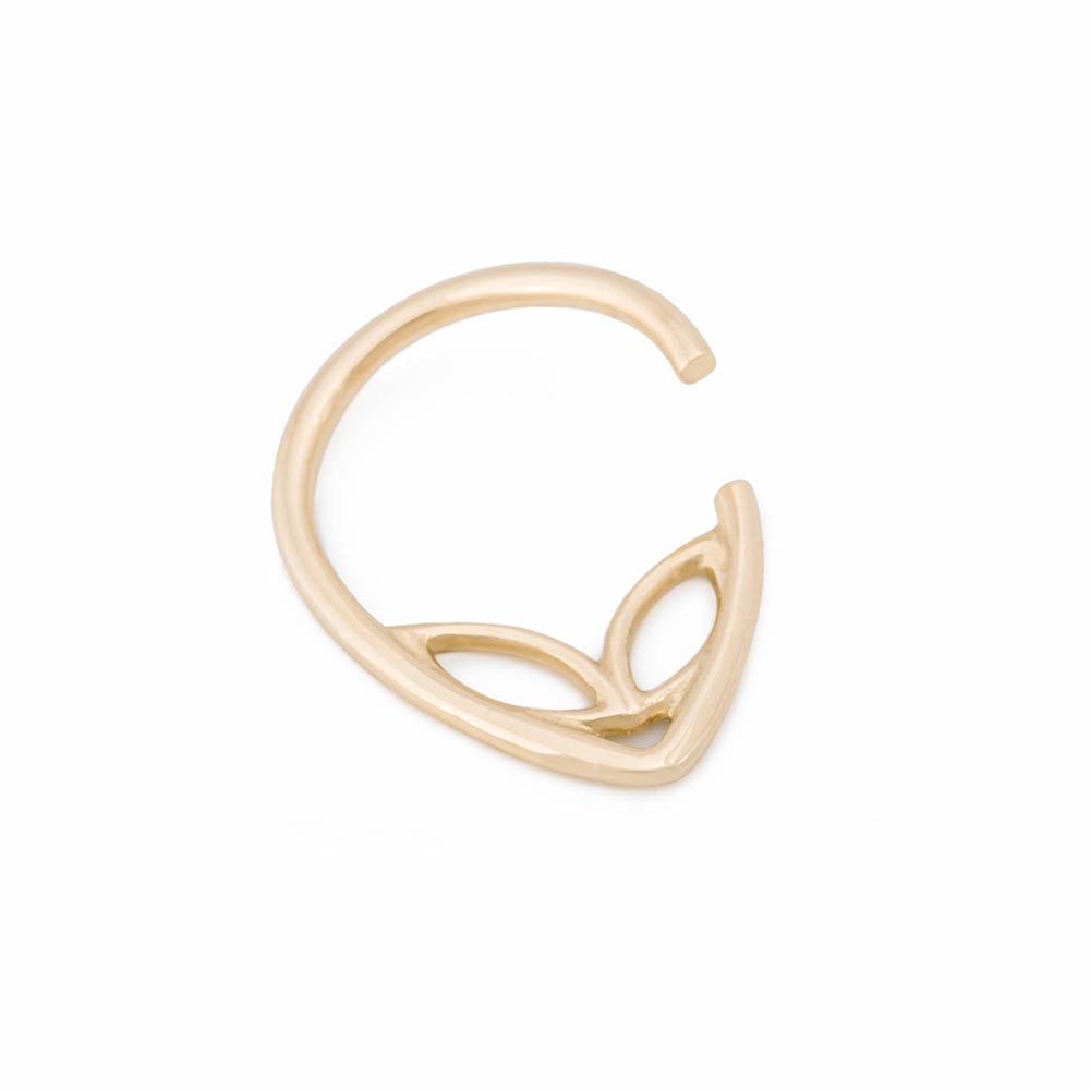 16g Yellow Gold Alien Bendable Ring