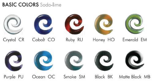 Gorilla Glass Basic Color Chart