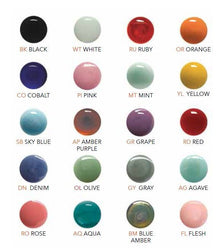 Gorilla Glass Color Front Double Flared Plug — Price Per 1