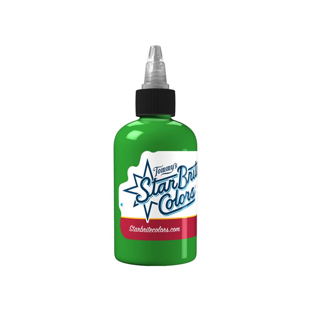 StarBrite Colors Tattoo Ink by Tommy’s Supplies – Grassy Green – Pick Your Size 1/2oz or 1oz