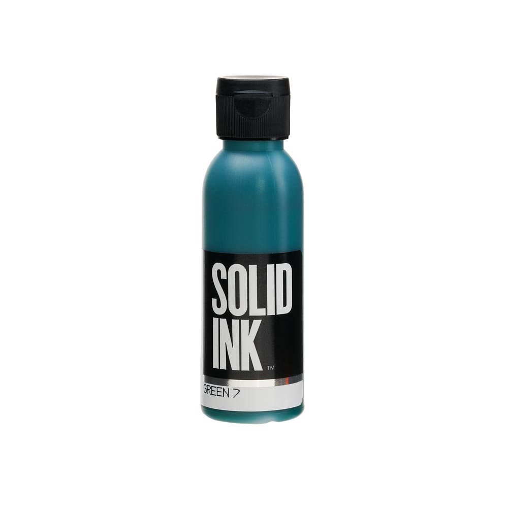 Solid Ink "Old Pigments" — 2oz Bottle — Green 7