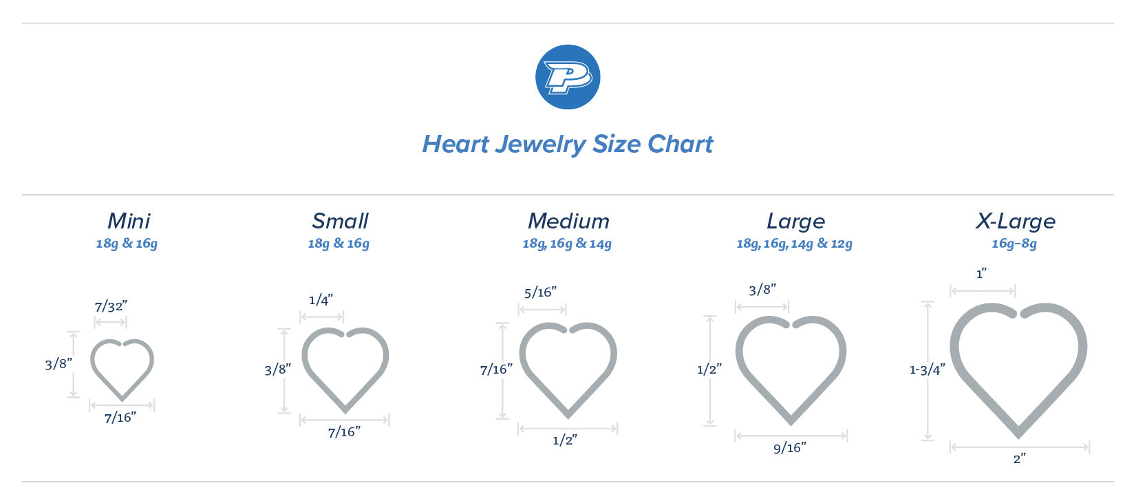 Heart Size Chart