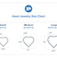 Heart Jewelry Size Chart