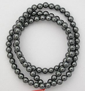 Hematite captive bead balls- Strand