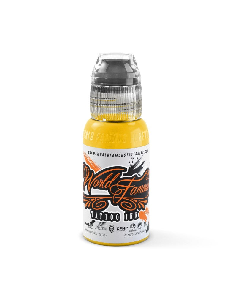 Nice Yellow — World Famous Tattoo Ink — Pick Size