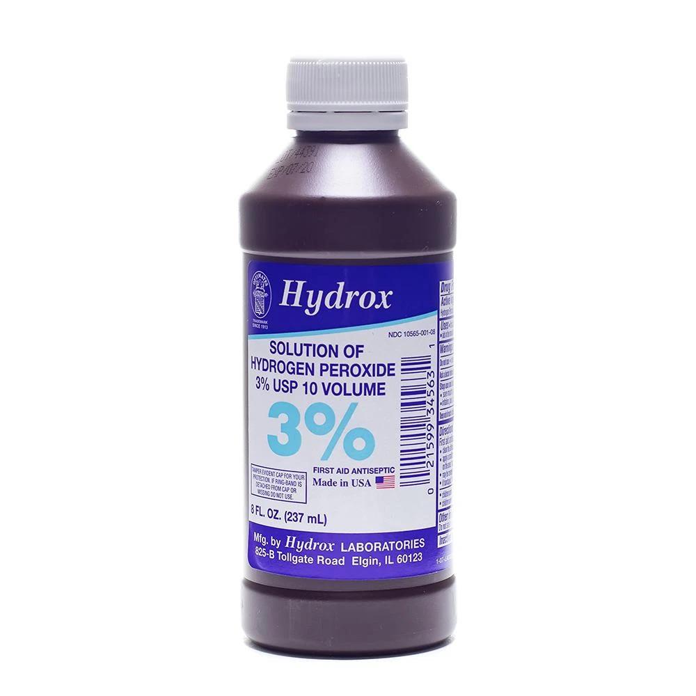 Hydrogen Peroxide 3% — 8oz Bottle