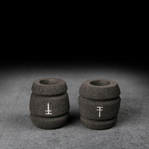 True Grips III Memory Foam Disposable Grip Cover — Black — Box of 18