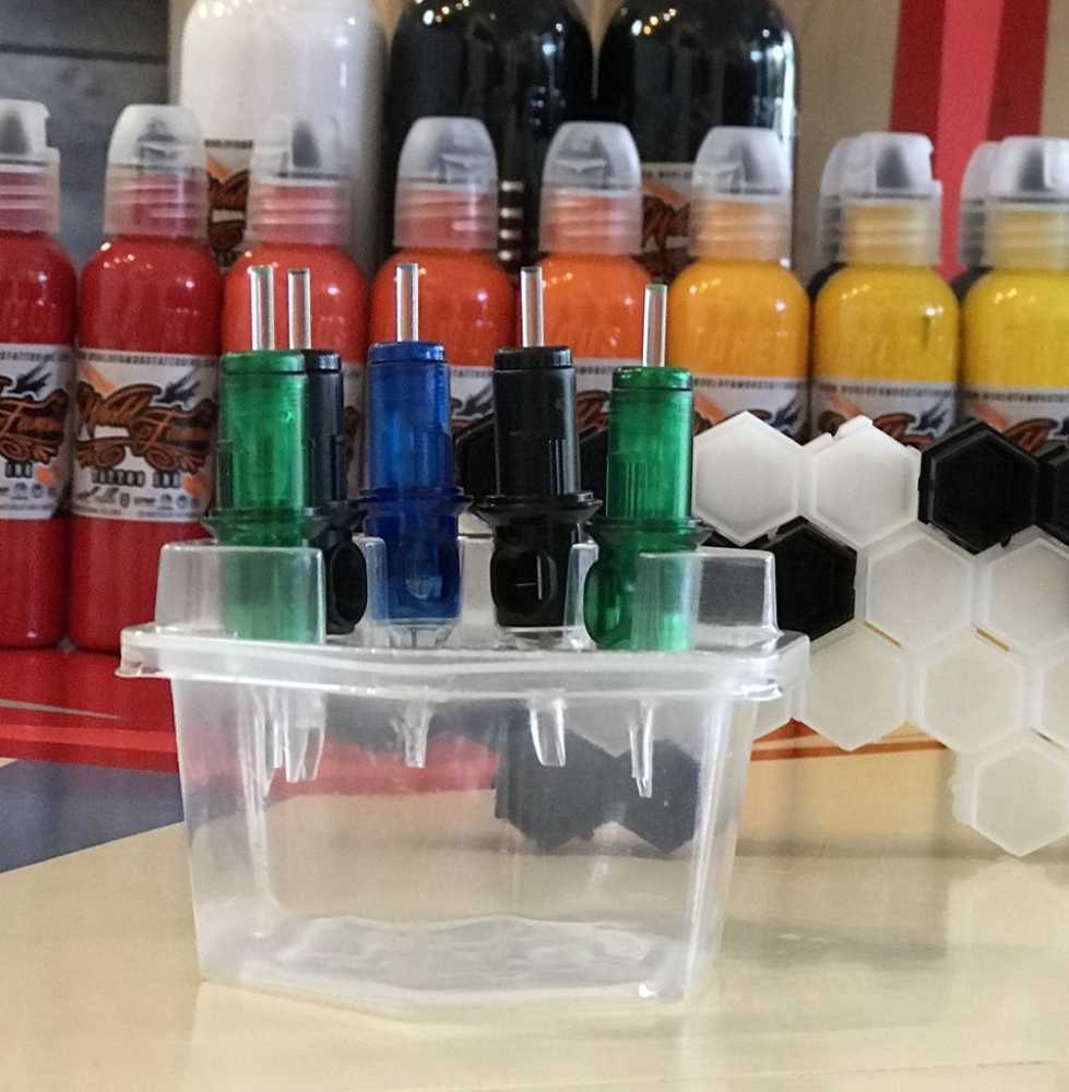 Hive Cups™️ — 50 Rinse Cups and 50 Cartridge Holder Lids (with cartridges 2)