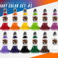 12 Color Primary Set #1 — World Famous Tattoo Ink — 1oz
