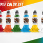 6 Color Simple Set — World Famous Tattoo Ink — 1oz