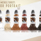 6 Color Michele Turco Portrait Set — World Famous Tattoo Ink — 1oz - Painful Pleasures
