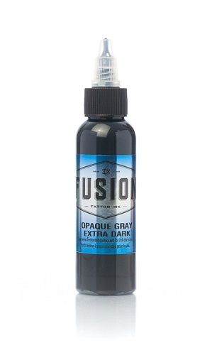 Fusion Tattoo Ink Opaque Grey 5-Pack Set — 2oz Extra Dark