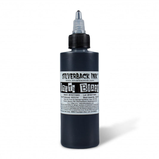 InstaBlack - Silverback Ink - Pick Your Size 1oz or 4oz