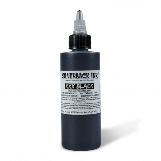 XXX Black - Silverback Ink - Pick Your Size 1oz or 4oz