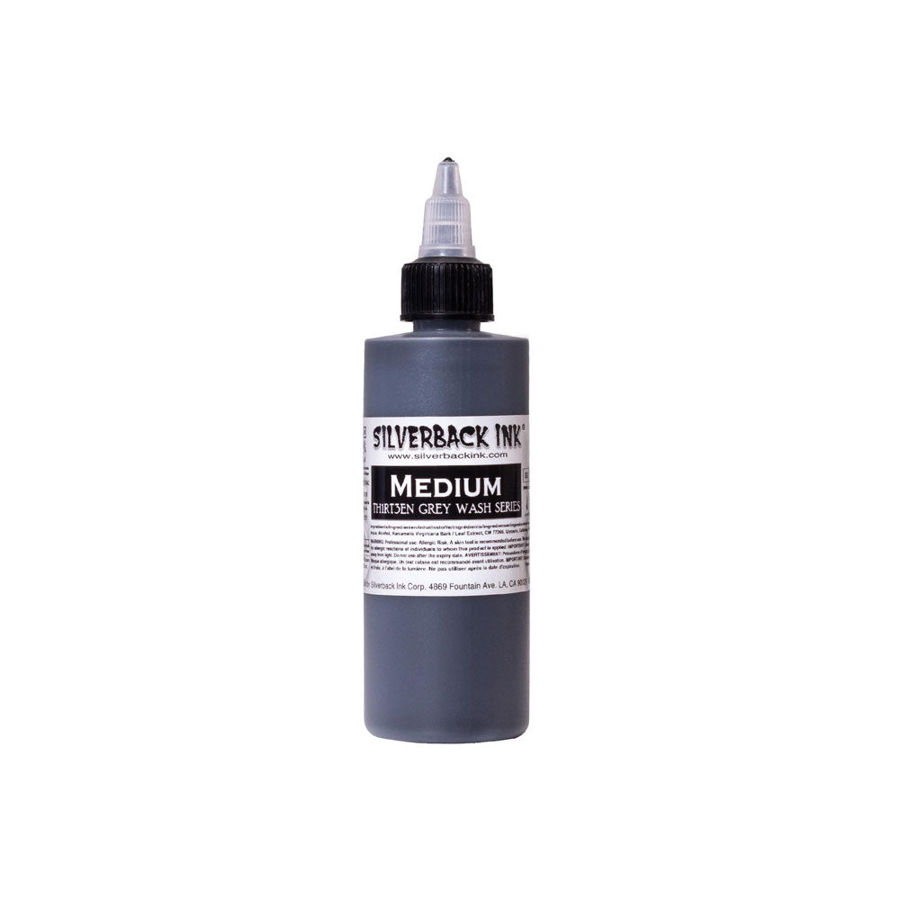 Medium Th1rt3en Grey Wash — Silverback Ink — 4oz Bottle