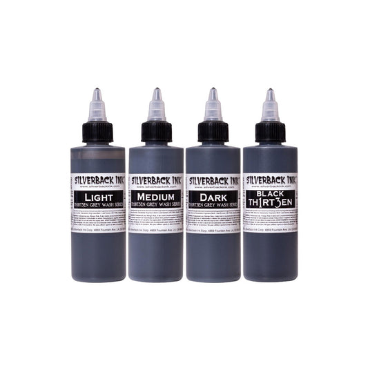 Black Th1rt3en Series — Silverback Ink — 4oz Sample Set