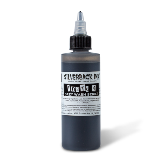 Insta 4 Grey Wash — Silverback Ink — 4oz Bottle