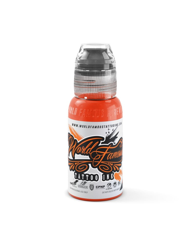 Straight Orange — World Famous Tattoo Ink — Pick Size