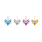Threadless Triple Jeweled Navi Titanium Top — Price Per 1