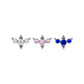 Tilum Jeweled Wing Titanium Threadless Top - Price Per 1