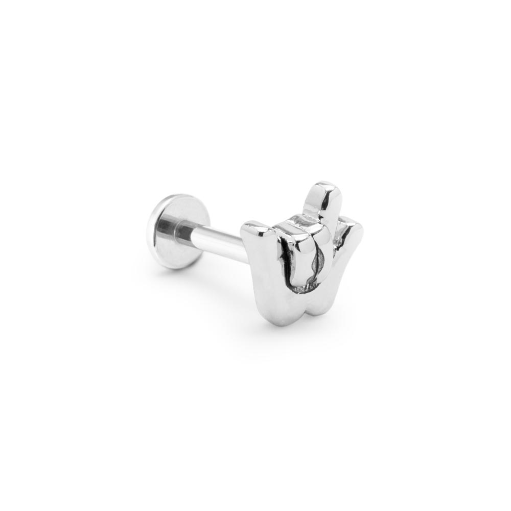 16g 5/16” Rock On Internally Threaded UFO Disc Labret Stud — Price Per 1