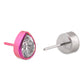 Tilum Beveled Teardrop Jewel Titanium Threadless Top - Price Per 1