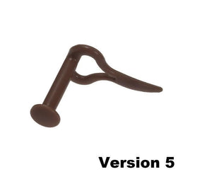 Version 5 Flesh Tone Heart Silicone Retainer by Kaos Softwear — 16g or 14g - Painful Pleasures
