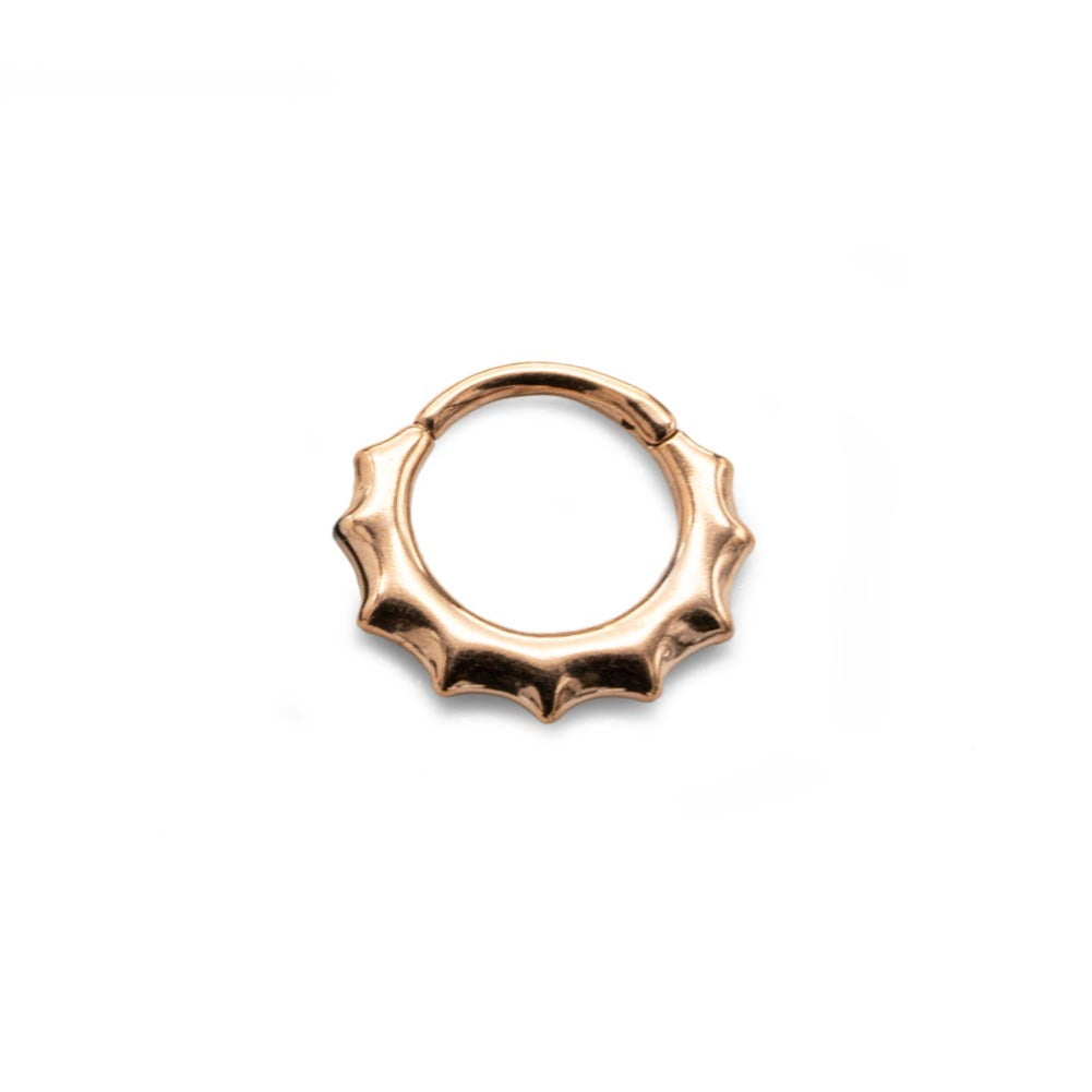 16g PVD Coated Webbed Septum Clicker (Black)