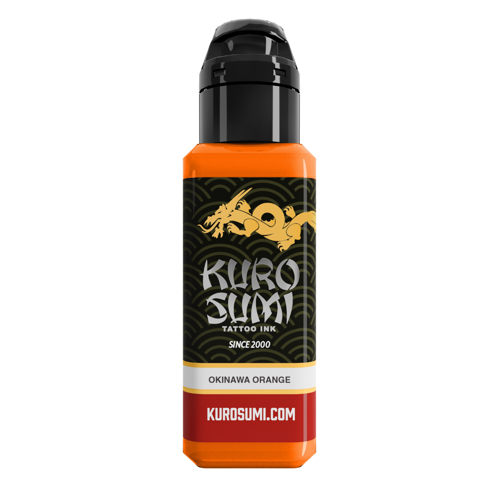 Okinawa Orange — Kuro Sumi Tattoo Ink — Pick Size