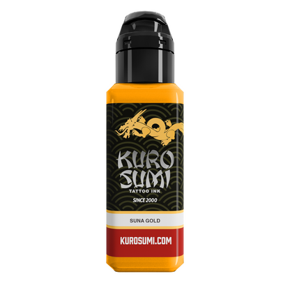 Suna Gold — Kuro Sumi Tattoo Ink — Pick Size - Painful Pleasures