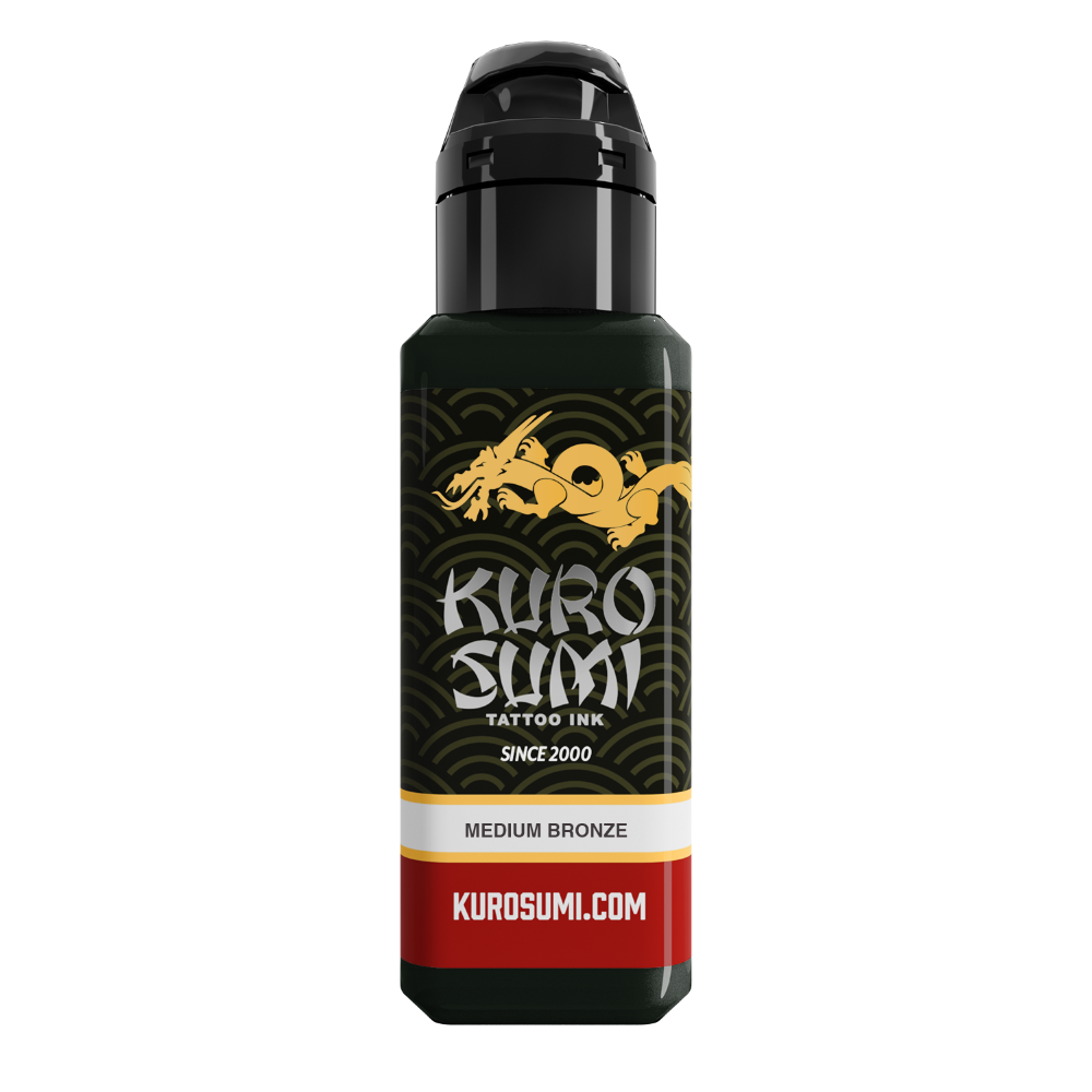 Medium Bronze — Kuro Sumi Tattoo Ink — Pick Size