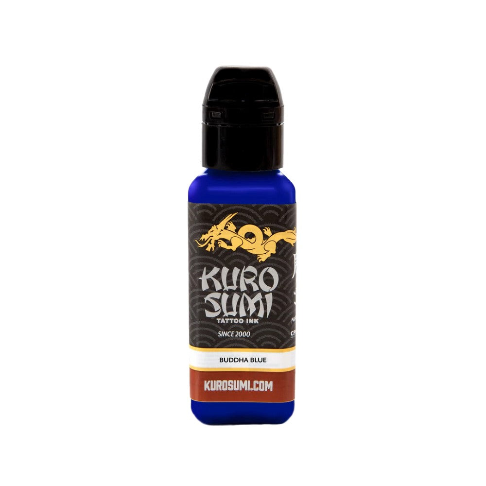 Buddha Blue — Kuro Sumi Tattoo Ink — Pick Size - Painful Pleasures