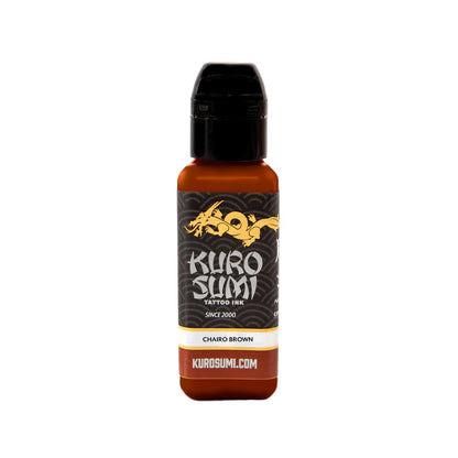 Chairo Brown — Kuro Sumi Tattoo Ink — Pick Size - Painful Pleasures