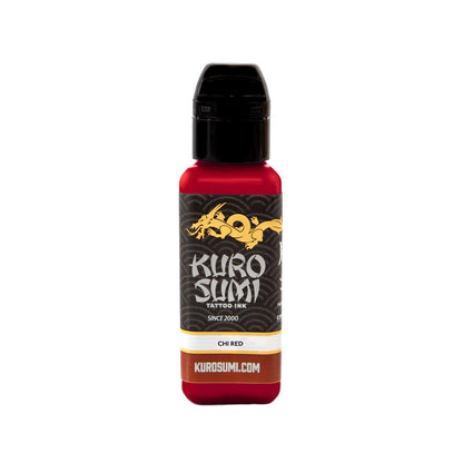 Chi Red — Kuro Sumi Tattoo Ink — Pick Size - Painful Pleasures