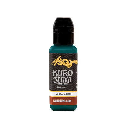 Mineraru Green — Kuro Sumi Tattoo Ink — Pick Size - Painful Pleasures
